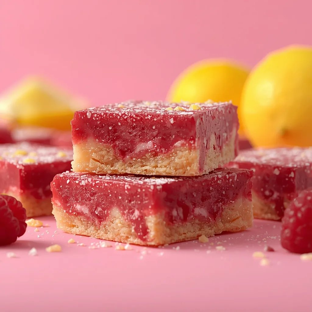 Raspberry Lemon Energy Bars