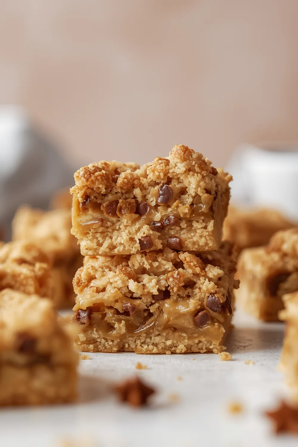Cozy Gluten Free Vanilla Chai Crumble Bars for Winter Days
