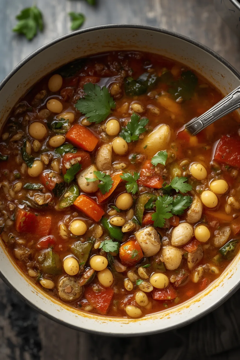 Hearty One Pot Vegetable Barley Soup