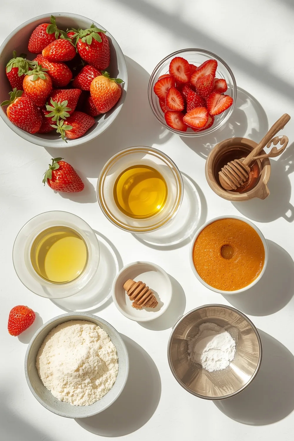 Irresistible Strawberry Honey Morning Bake Delight: 8 Ingredients 1 Strawberry Honey Morning Bake Delight