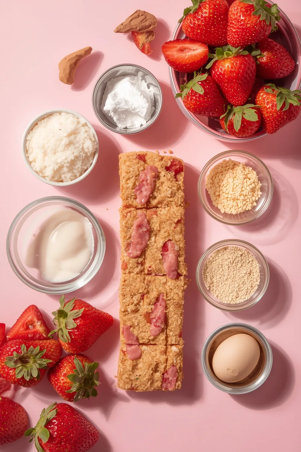Strawberry Vanilla Protein Snack Bars
