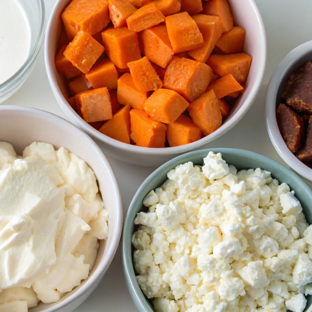 Sweet Potato Cottage Cheese Flagels