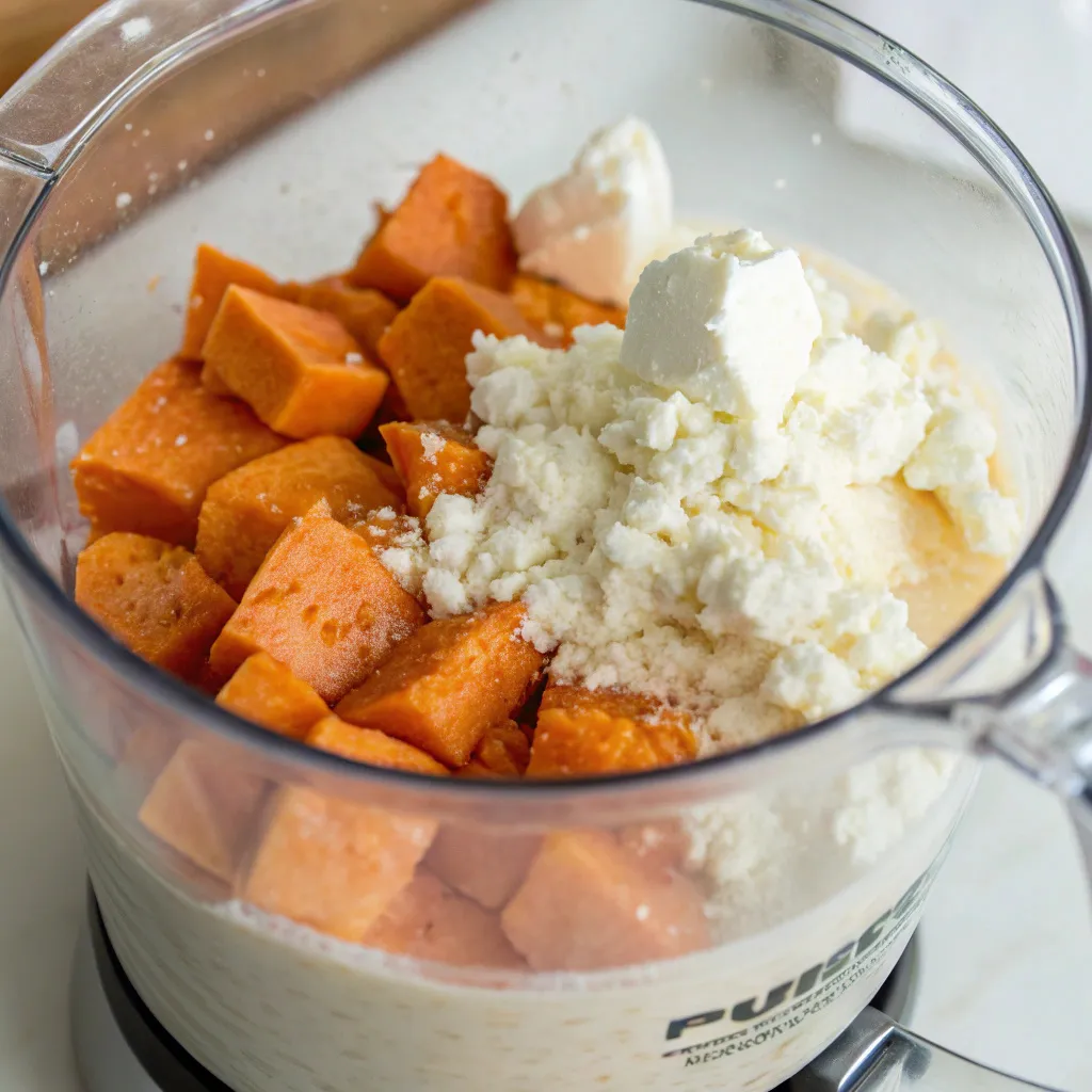 Sweet Potato Cottage Cheese Flagels