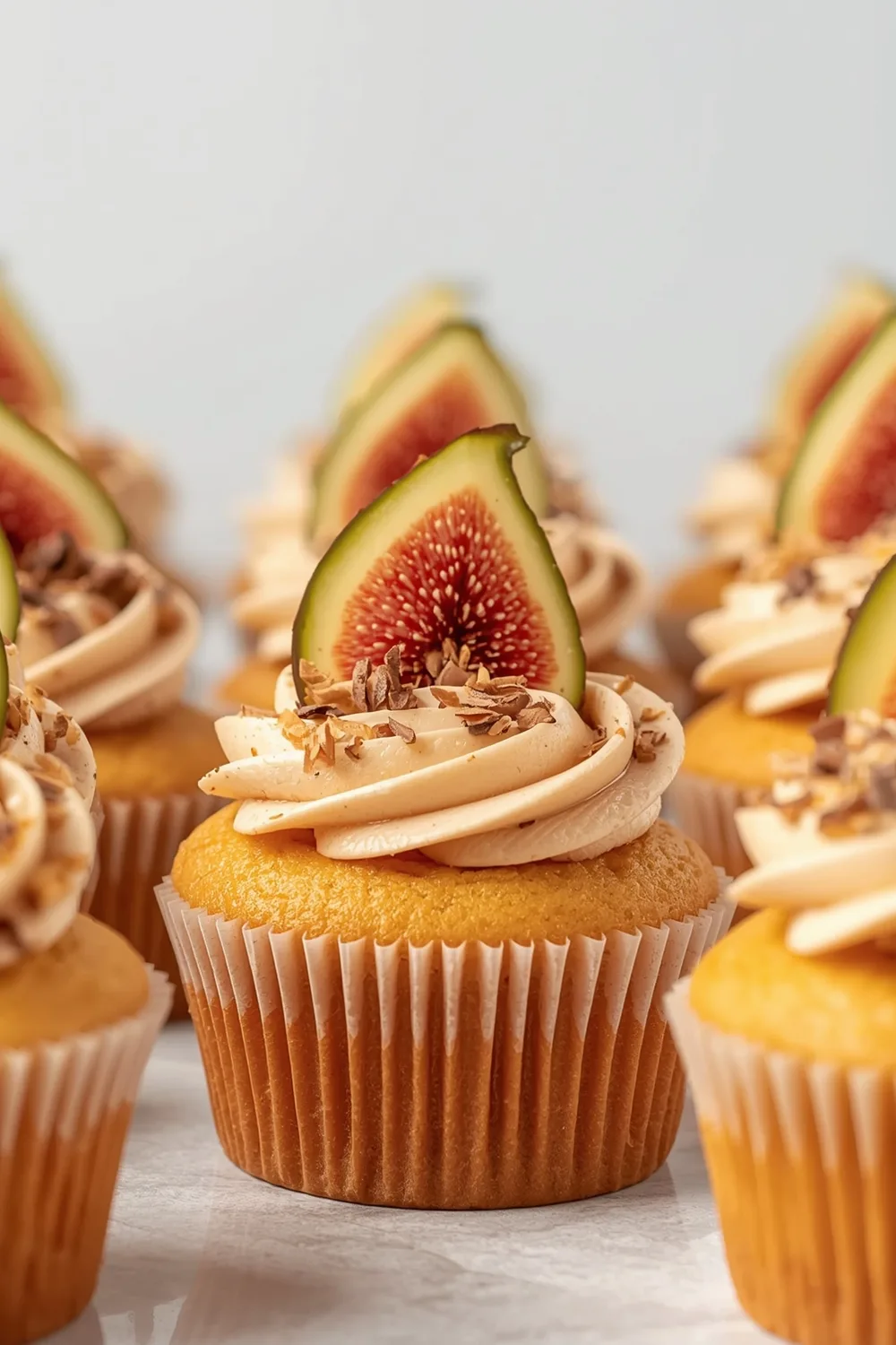 Deliciously Gluten Free Honey Fig Winter Cupcakes