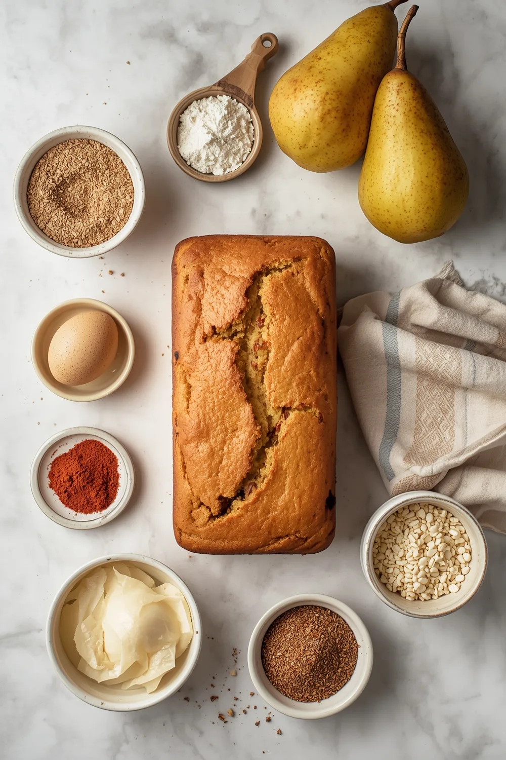 Cozy Gluten Free Vanilla Pear Loaf for Winter Mornings