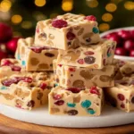 White Christmas Caramilk Slice