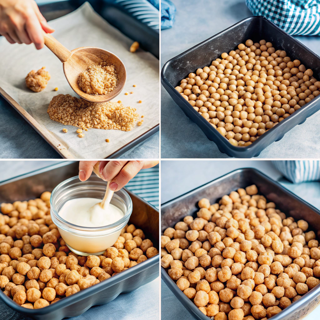 Crispy Baked Chickpea Snack Clusters