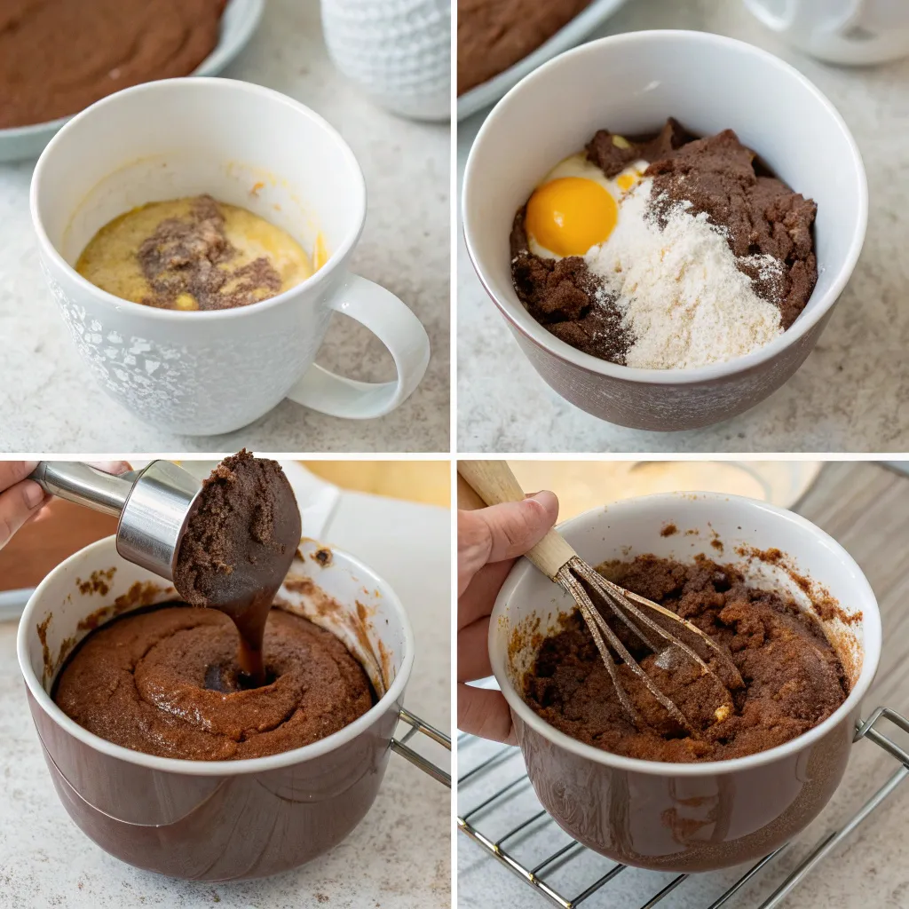 2-Minute Healthy Mug Cake Brownie (33g Protein!) 10 mug cake BROWNIE