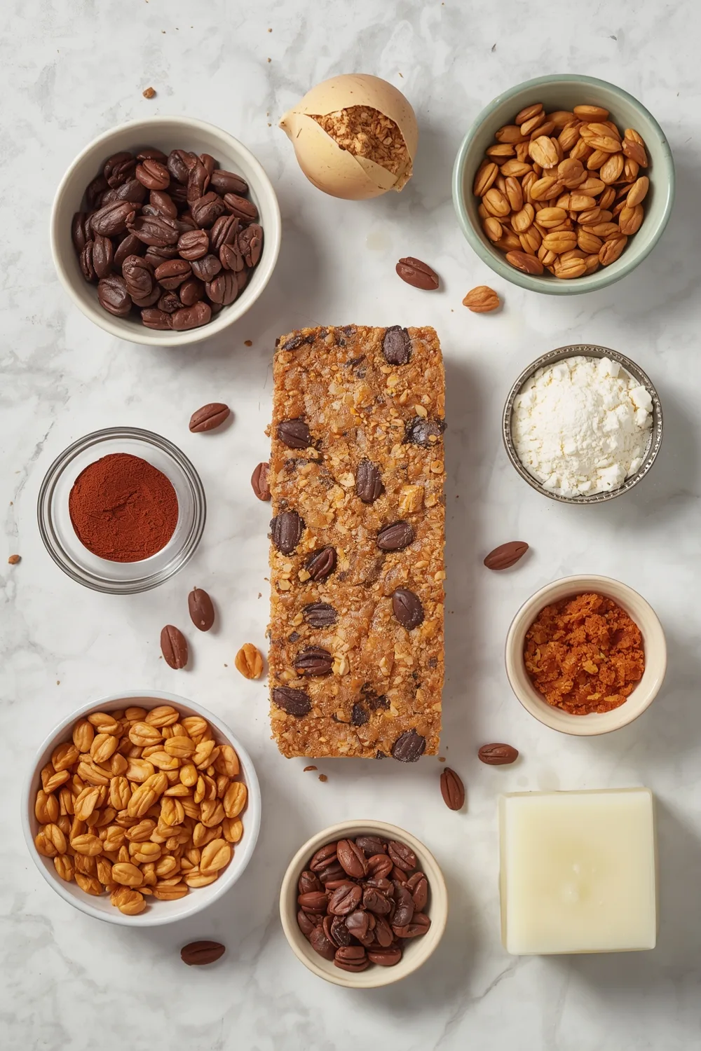 Delicious Nutty Soft Chewy Healthy Dessert Bars Packed with Protein 1 Nutty Soft Chewy Healthy Dessert Bars Packed with Protein