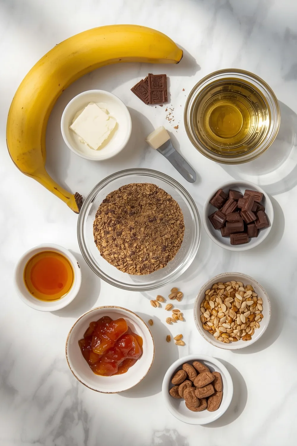 Decadent Banana Turtle Chocolate Cookies