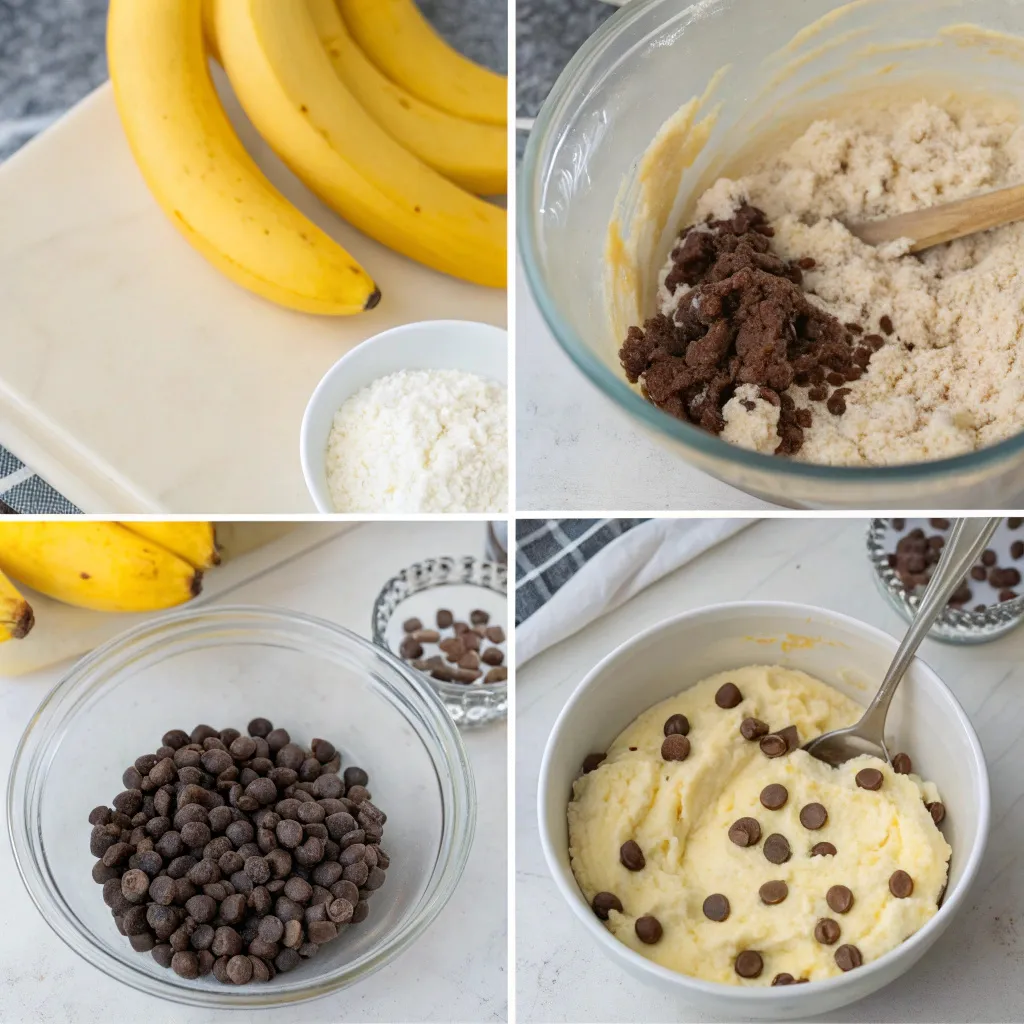 Banana Choco Cottage Cheese Bars