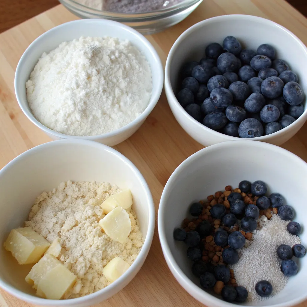 Blueberry Coffee Cake Scones