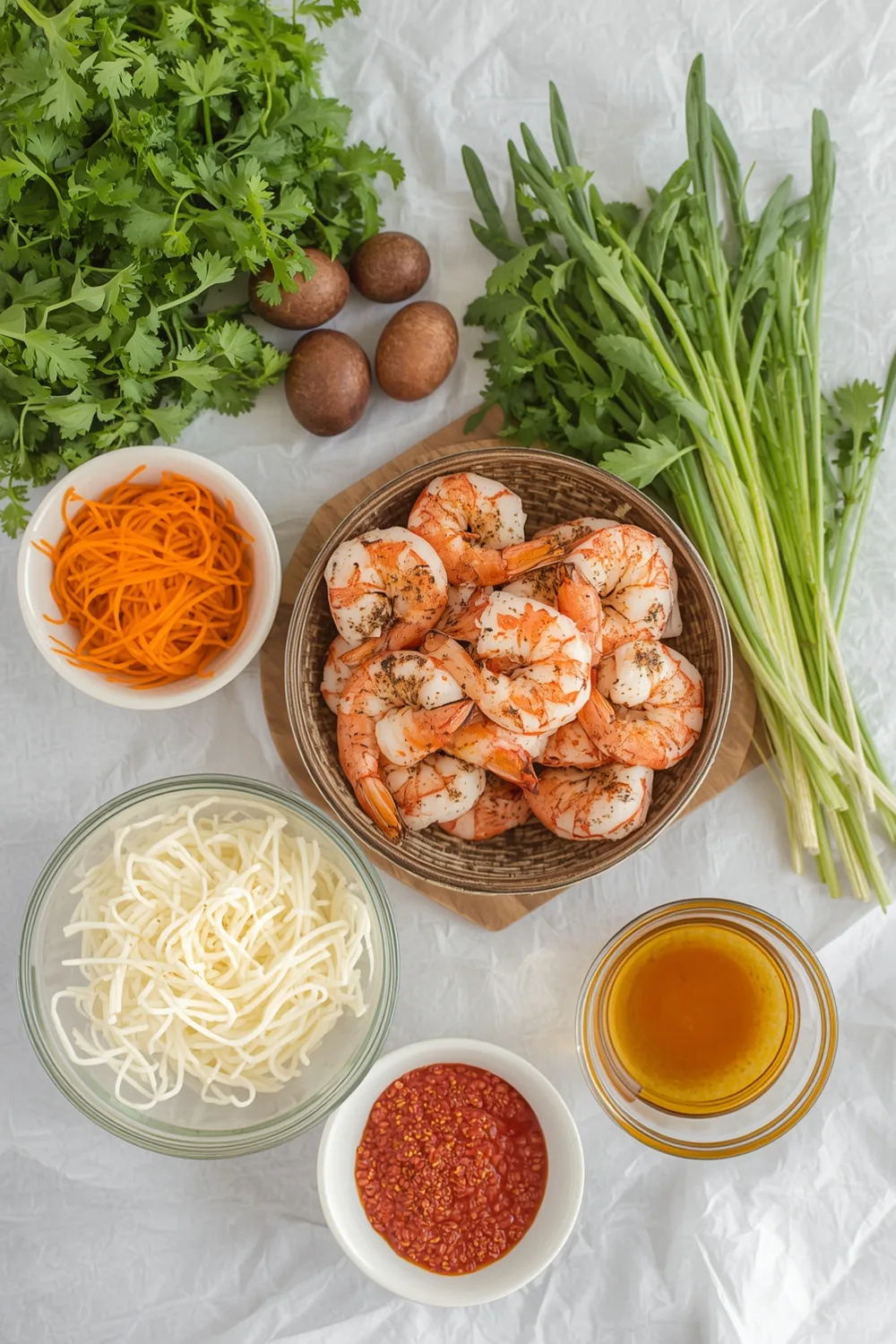 Easy Vietnamese Grilled Shrimp Noodle Bowl with Herbs