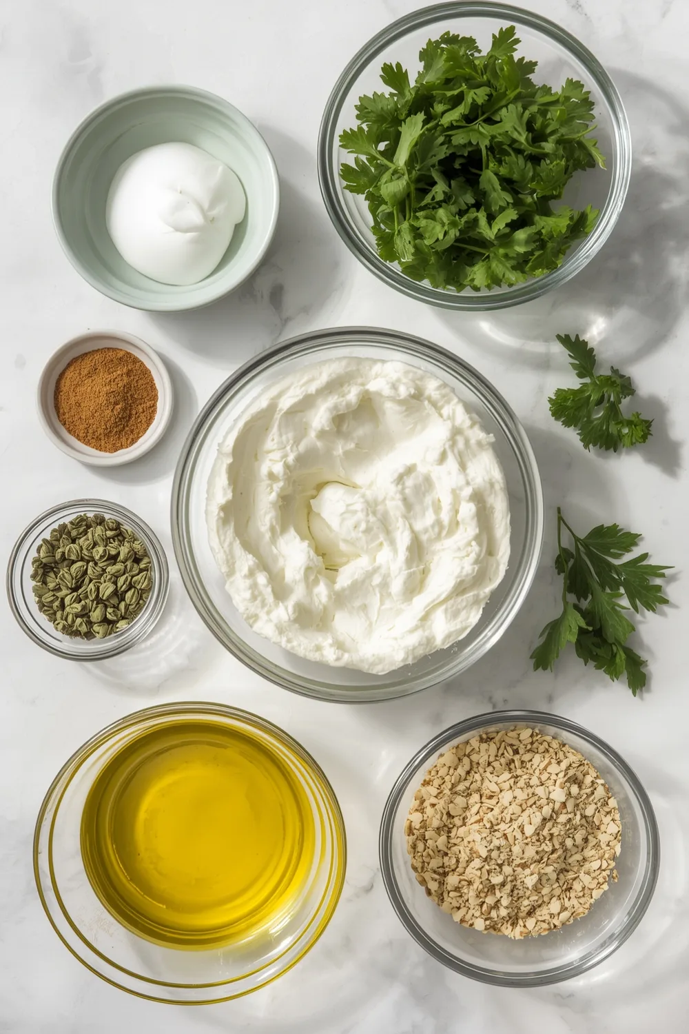 Easy Whipped Feta Dip with Olive Oil and Fresh Herbs