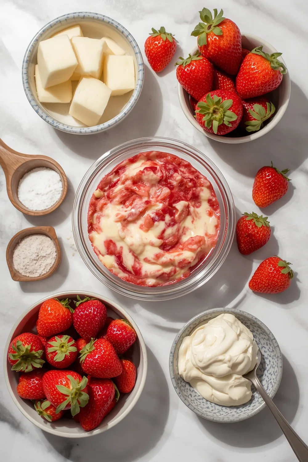Irresistible Easy Strawberry Blondies with Cream Cheese Swirl Delight 1 Easy Strawberry Blondies with Cream Cheese Swirl Delight