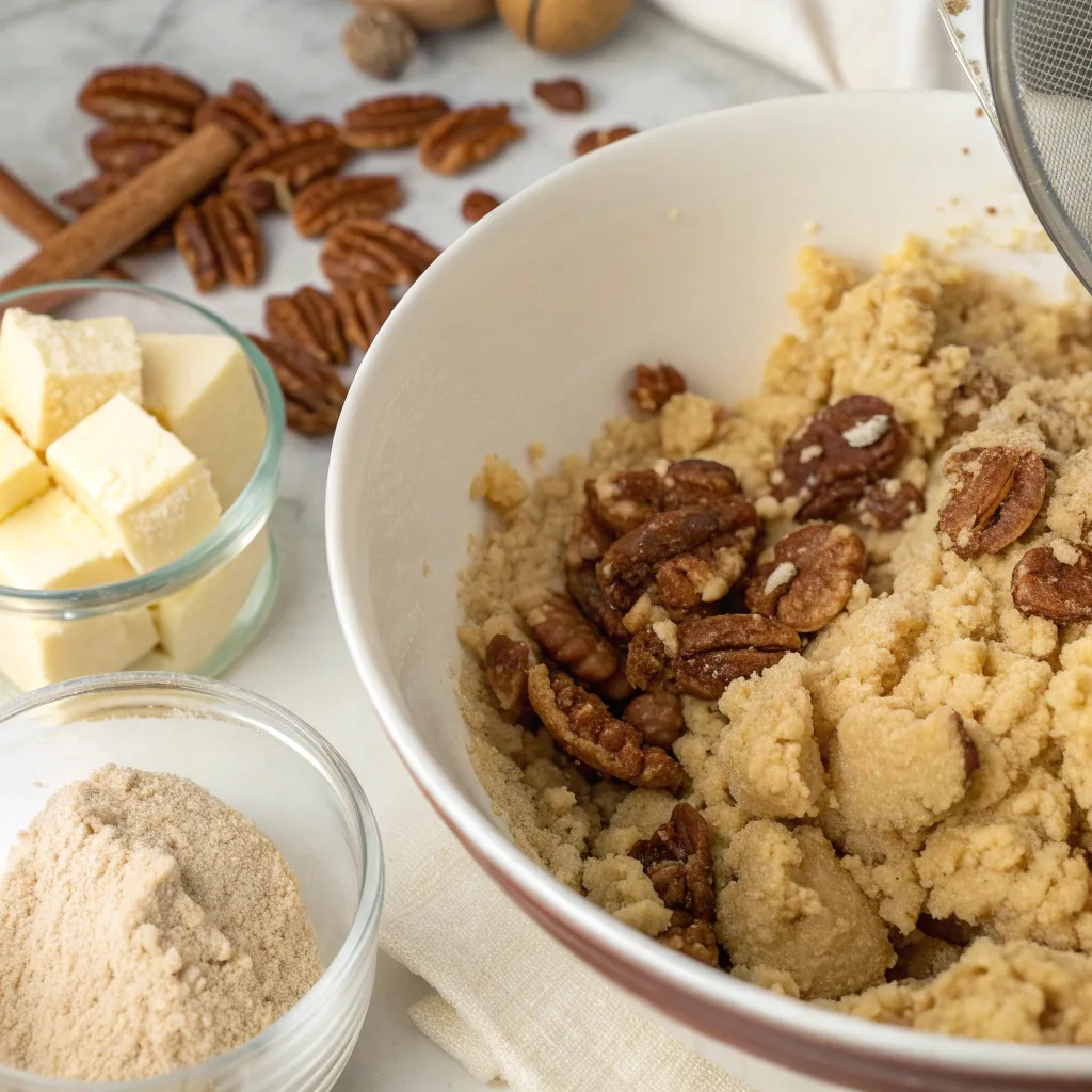 Buttery Brown Butter Pecan Shortbread Cookies
