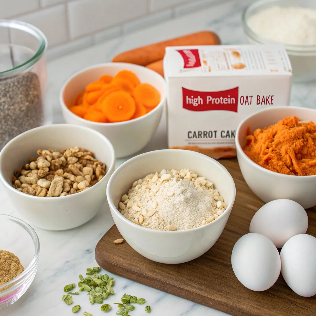 Carrot Cake High-Protein Oat Bake