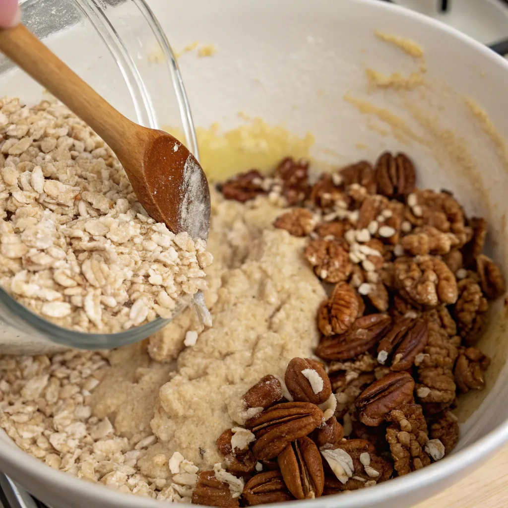 Chewy Oatmeal Pecan Cookies