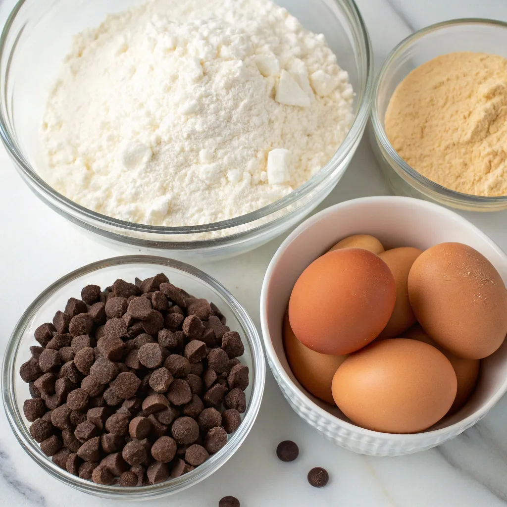 Chocolate Chip Cottage Cheese Protein Cake