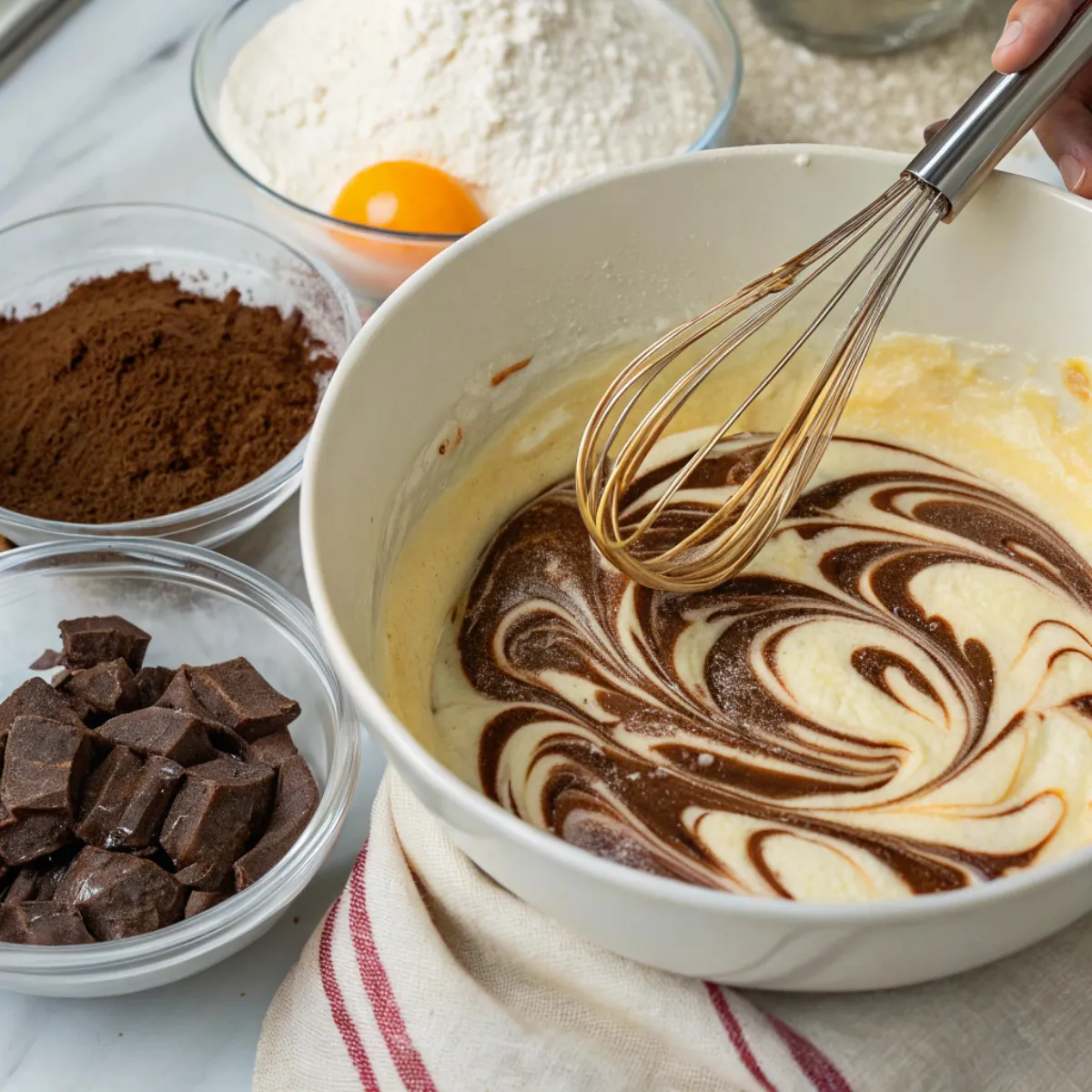 Chocolate Marble Cupcakes