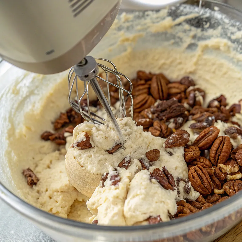 Crunch Buttery Pecan Cream Cheese Cookie Bars