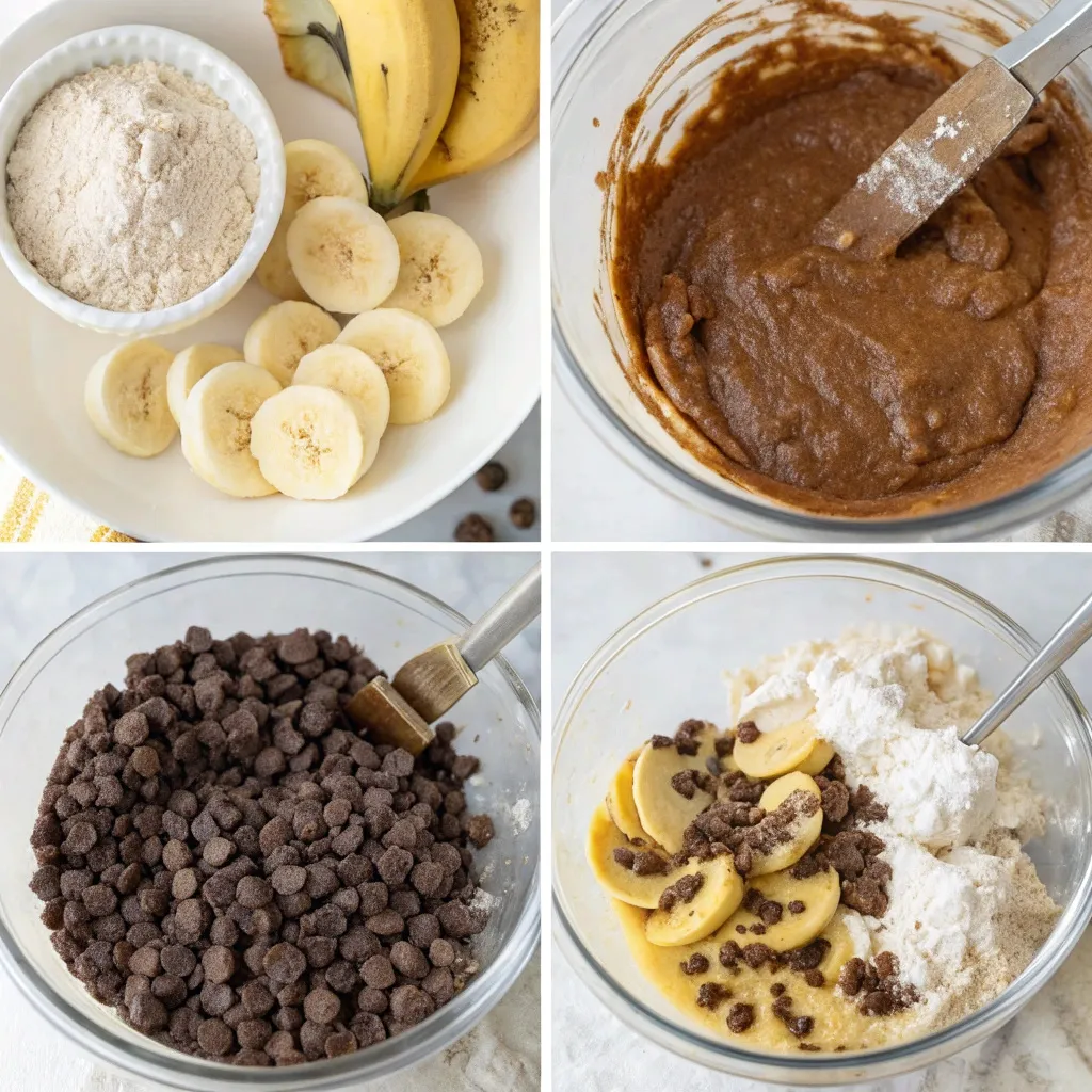 Double Chocolate Cottage Cheese Banana Bread