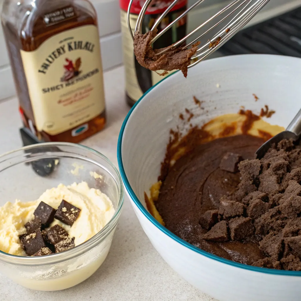 Double Fudge Whiskey Cake