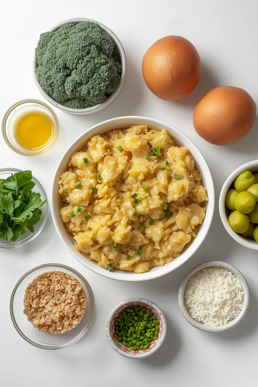 Easy Creamy Chicken Rice and Broccoli Casserole