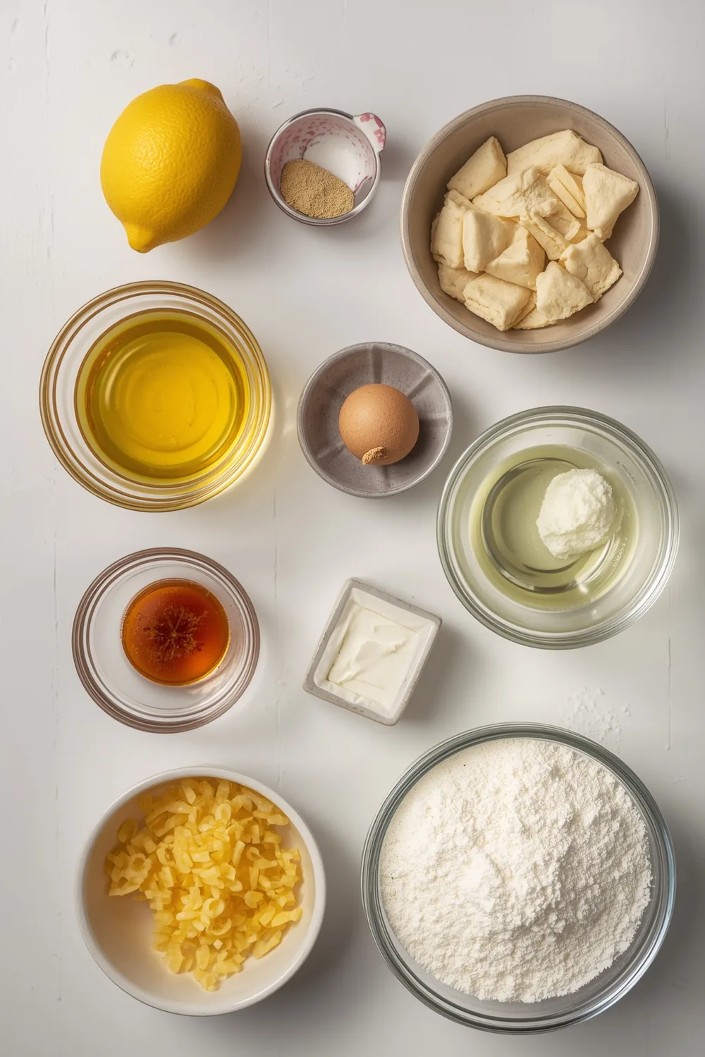 Easy 4 Ingredient Lemon Shortbread Cookies