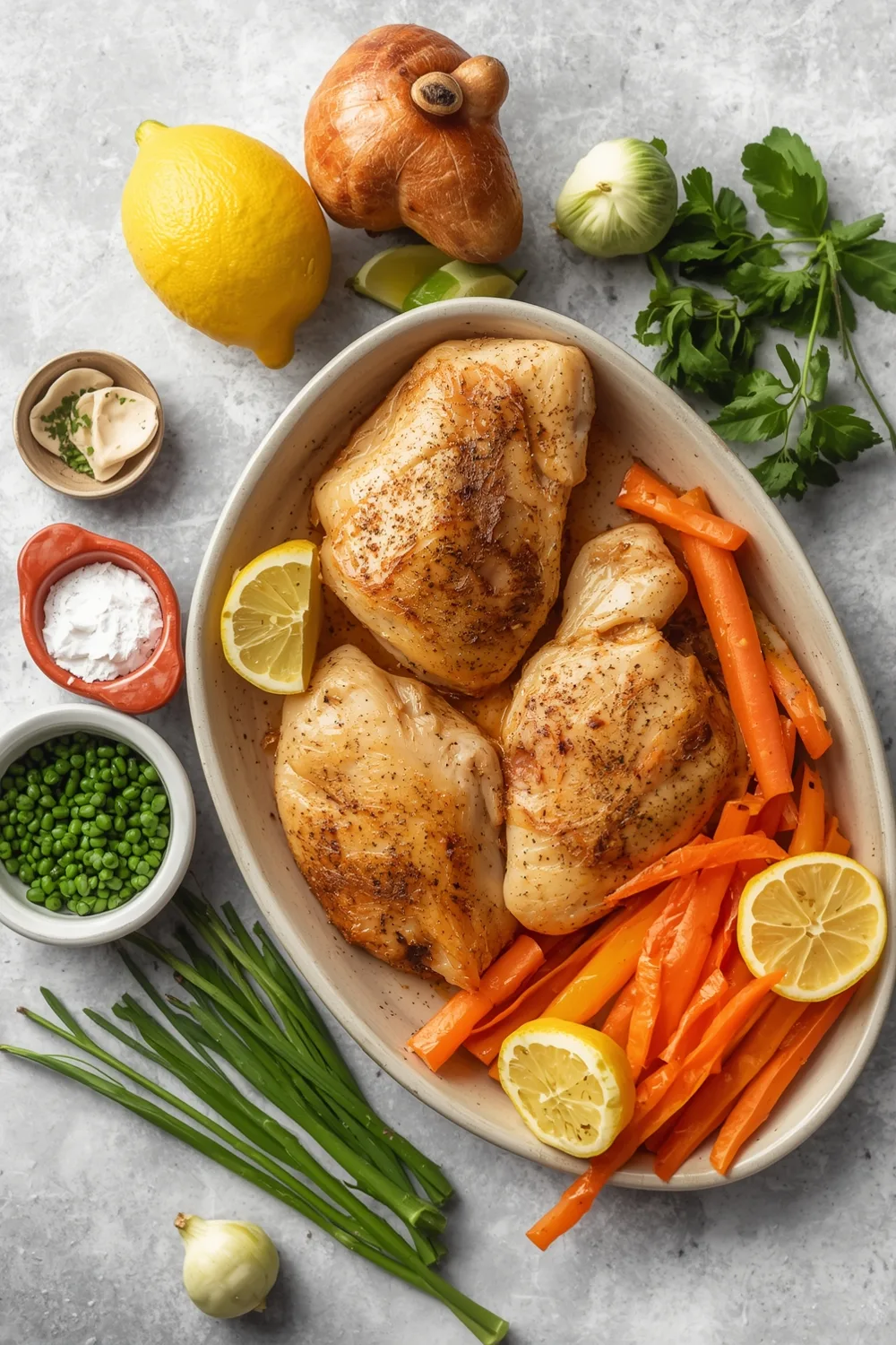Easy Sheet Pan Lemon Herb Chicken and Veggies