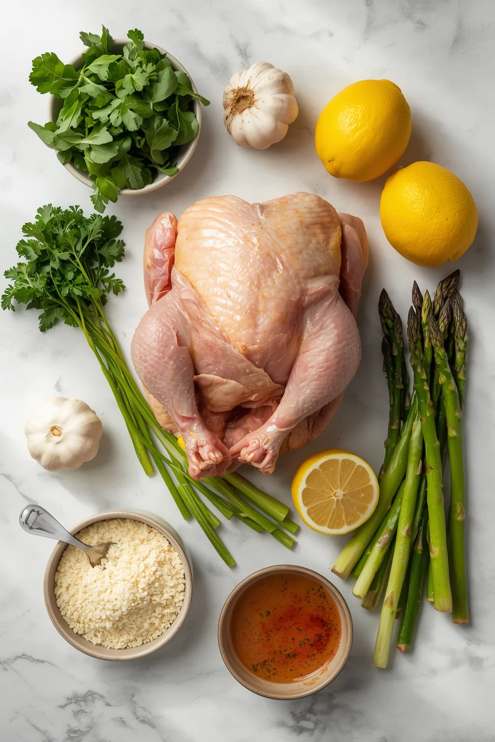 Easy Healthy One-Pan Lemon Garlic Turkey and Asparagus
