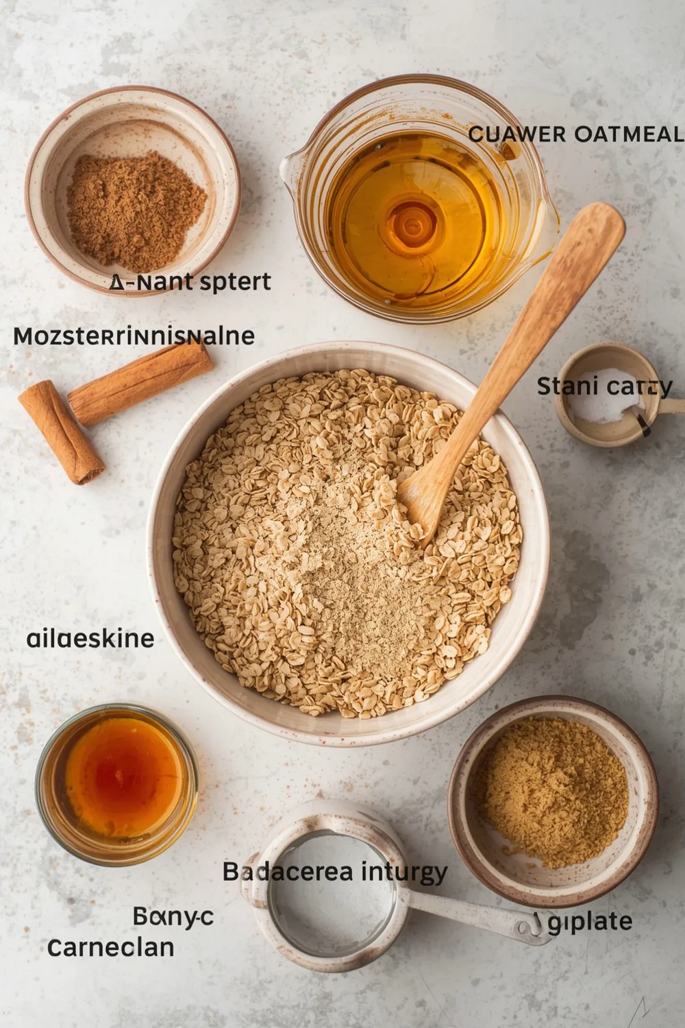 Easy Slow Cooker Honey Cinnamon Oatmeal Bowl