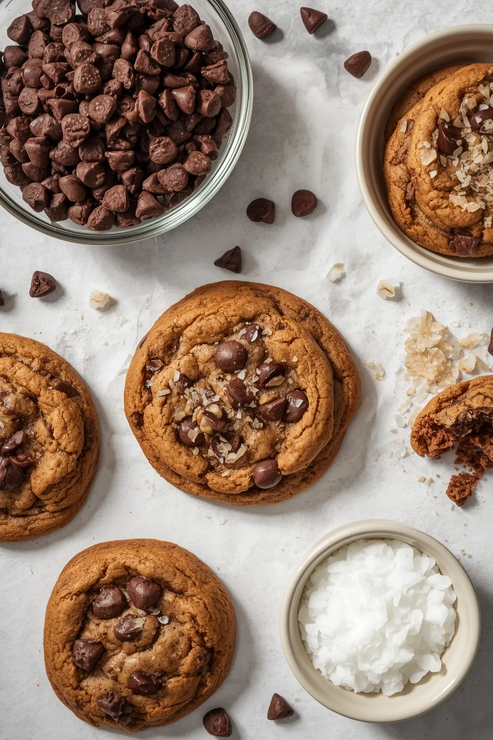 Ultimate Chewy Chocolate Chip Cookies with Sea Salt