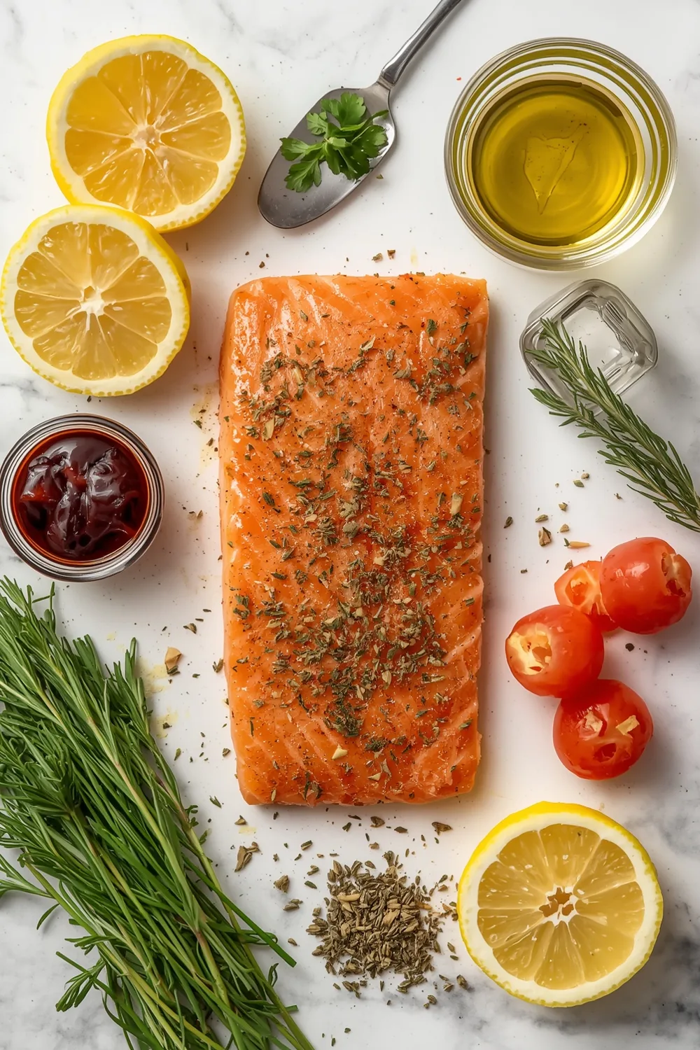 Quick Crispy Air Fryer Lemon Herb Salmon