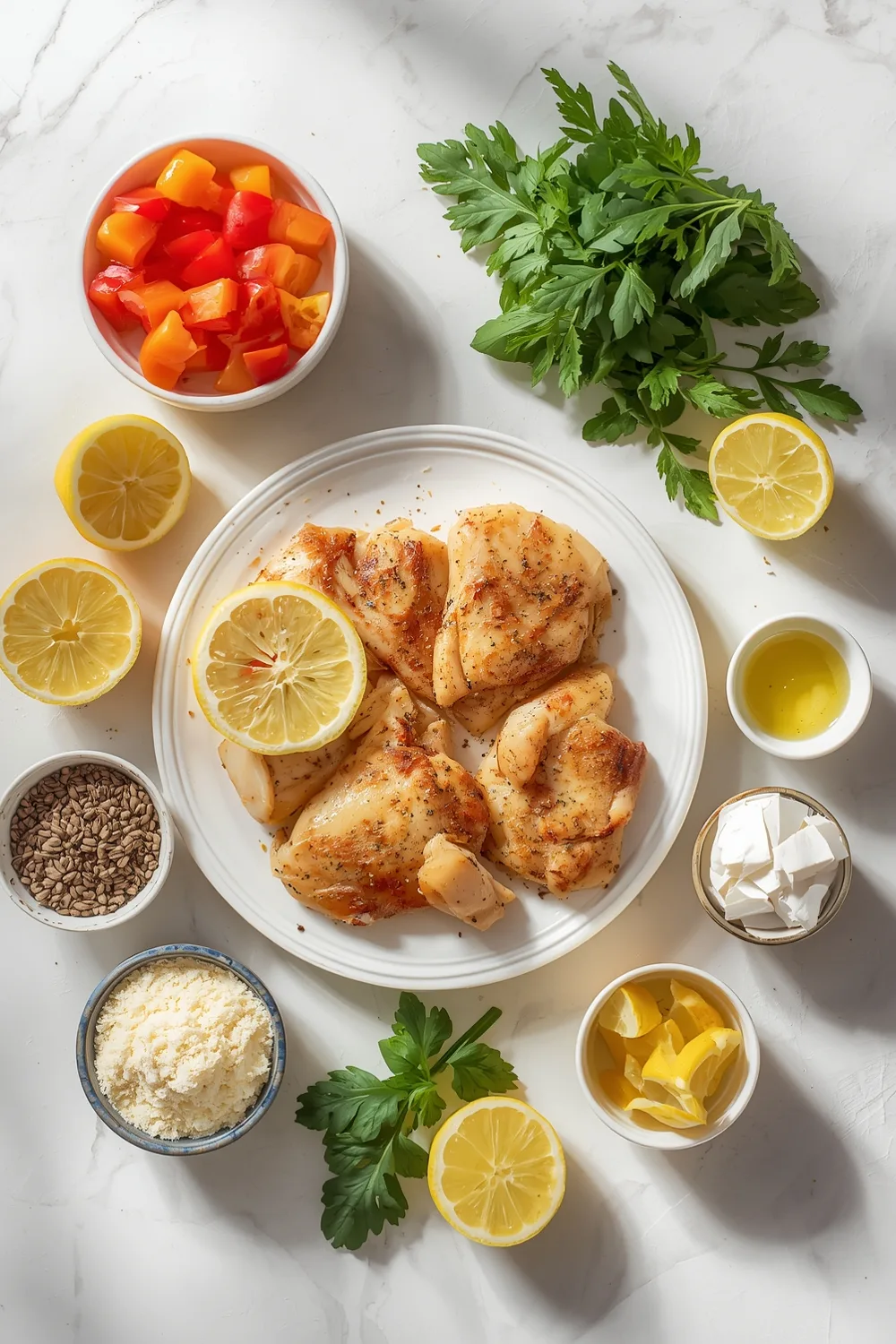 Easy 30 Minute One Pan Lemon Garlic Chicken