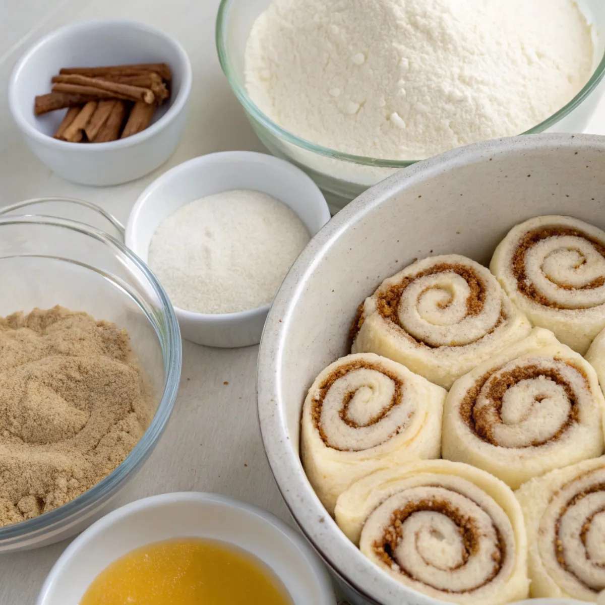 Eggnog Cinnamon Rolls