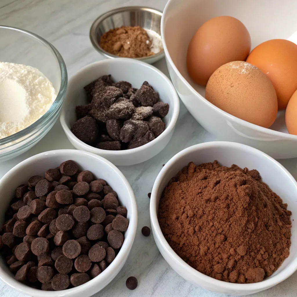 Flourless Dark Chocolate Muffins