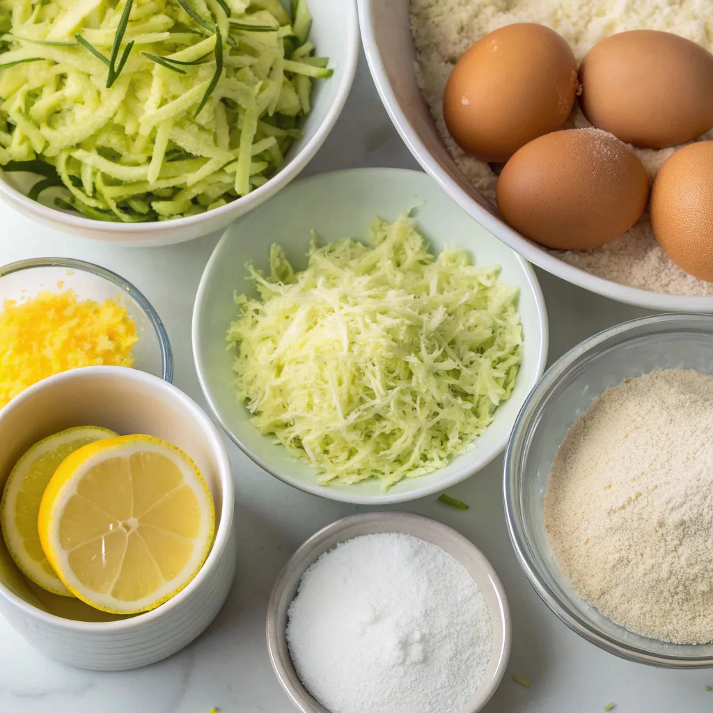 Flourless Lemon Zucchini Cake