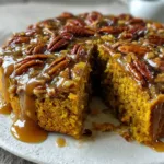 Flourless Maple Pecan Pumpkin Yogurt Cake