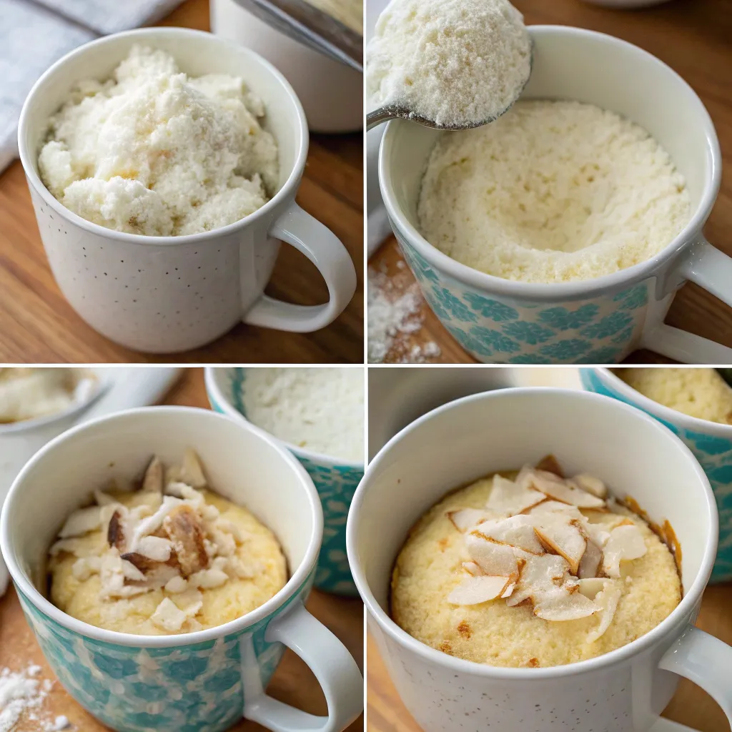 Fluffy Coconut Cottage Cheese Mug Cake (High-Protein & Ready in Minutes) 8 Fluffy Coconut Cottage Cheese Mug Cake