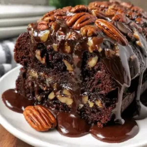 Gooey Chocolate Pecan Dream Cake