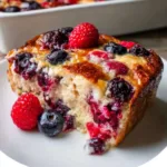 Powerfully Delicious High Protein Triple Berry Bake — 7 Feel-Good Reasons This Family Favorite Wins Every Morning 9 High Protein Triple Berry Bake