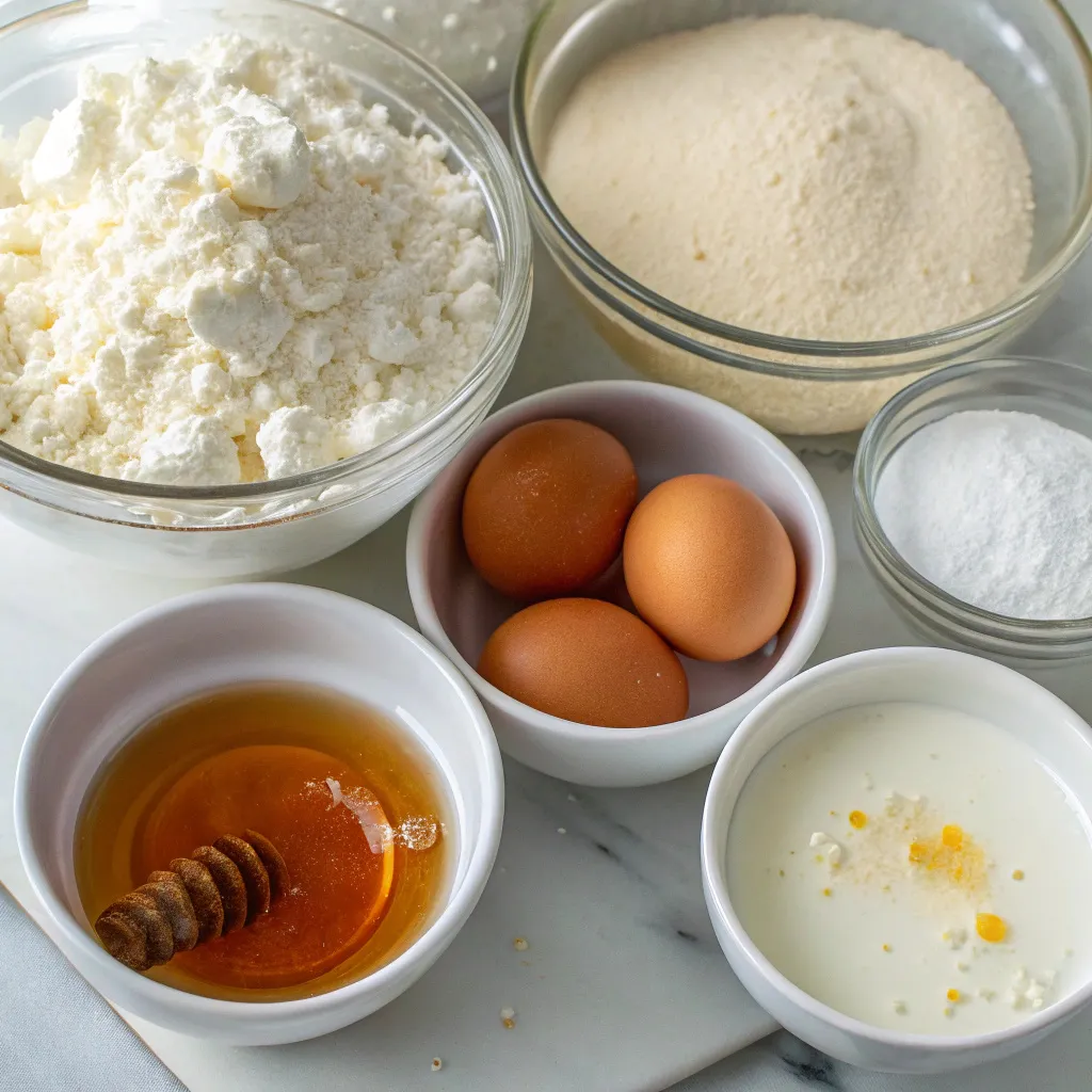 Honey Vanilla Cottage Cheese Sheet Cake