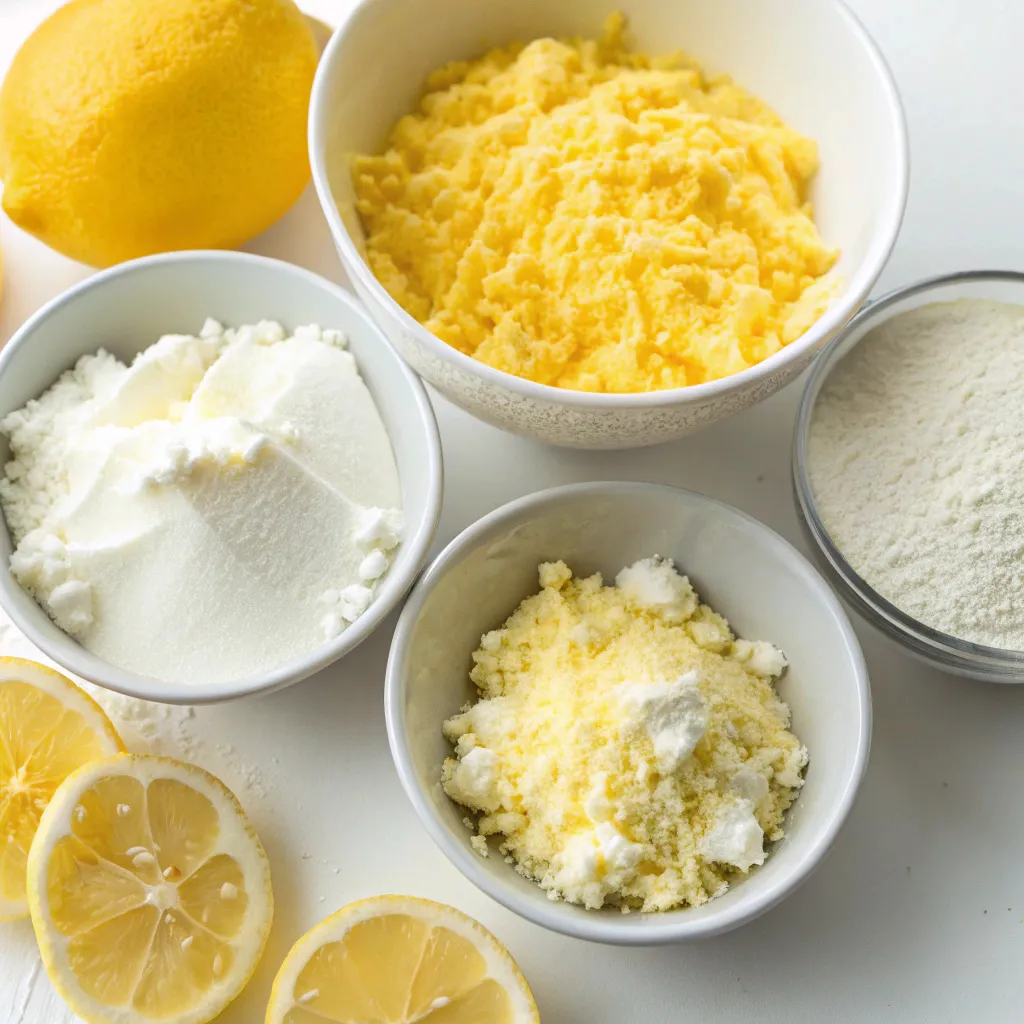 Lemon Cottage Cheese Protein Cupcakes
