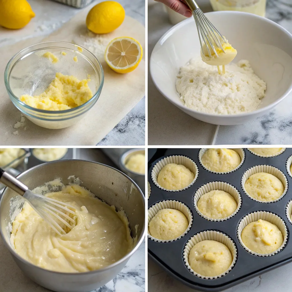 Lemon Cottage Cheese Protein Cupcakes