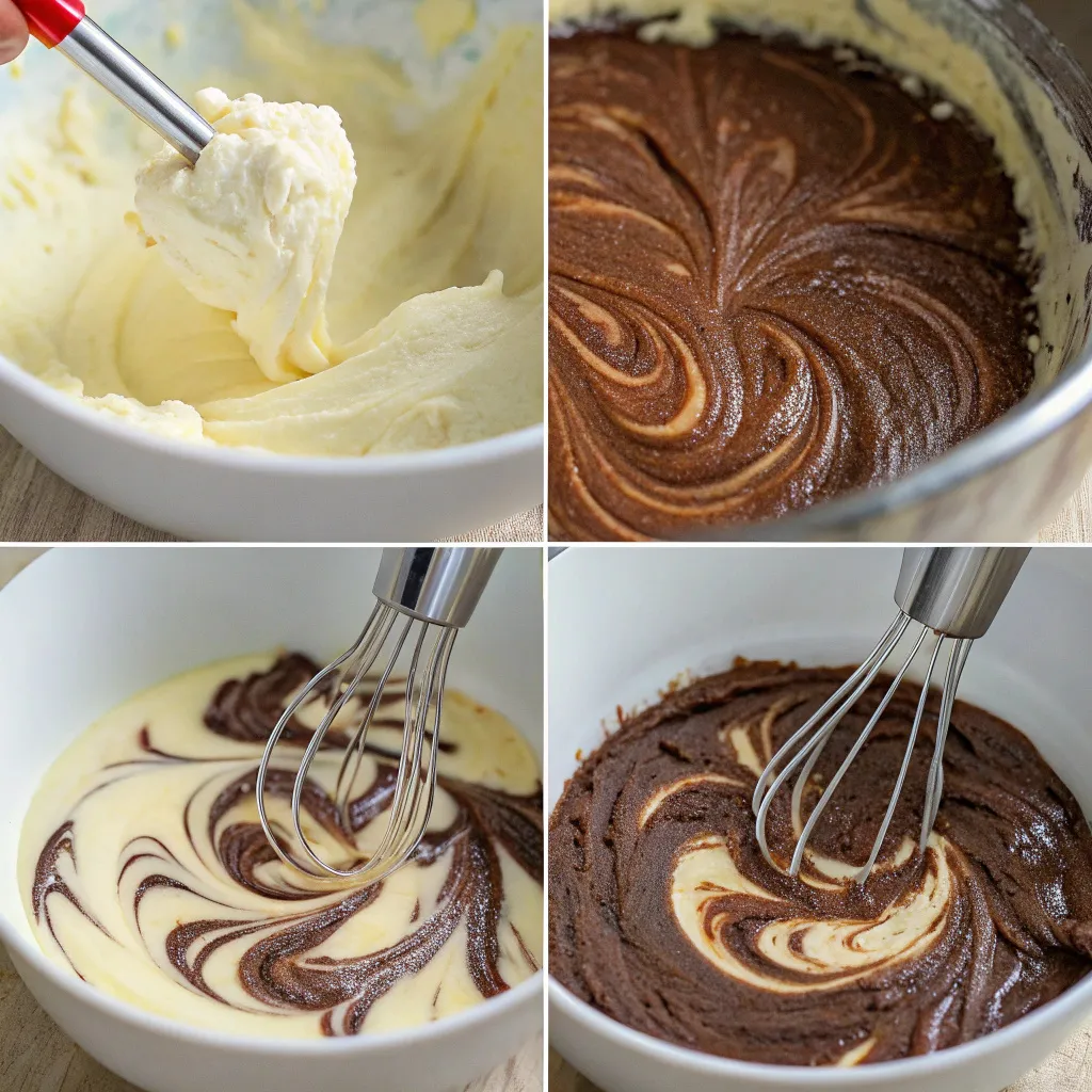 Marble Vanilla Cake Layers