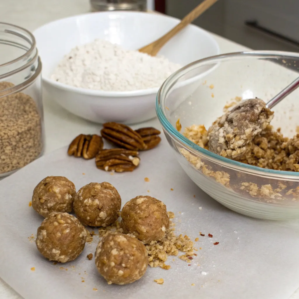 No-Bake Pecan Pie Balls