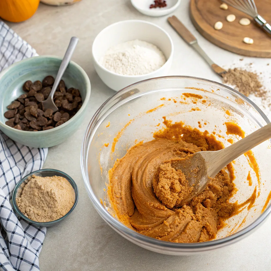 Pumpkin Peanut Butter Brownies