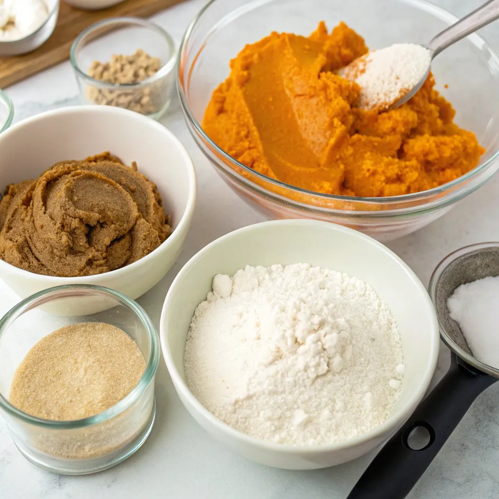 Pumpkin Peanut Butter Brownies