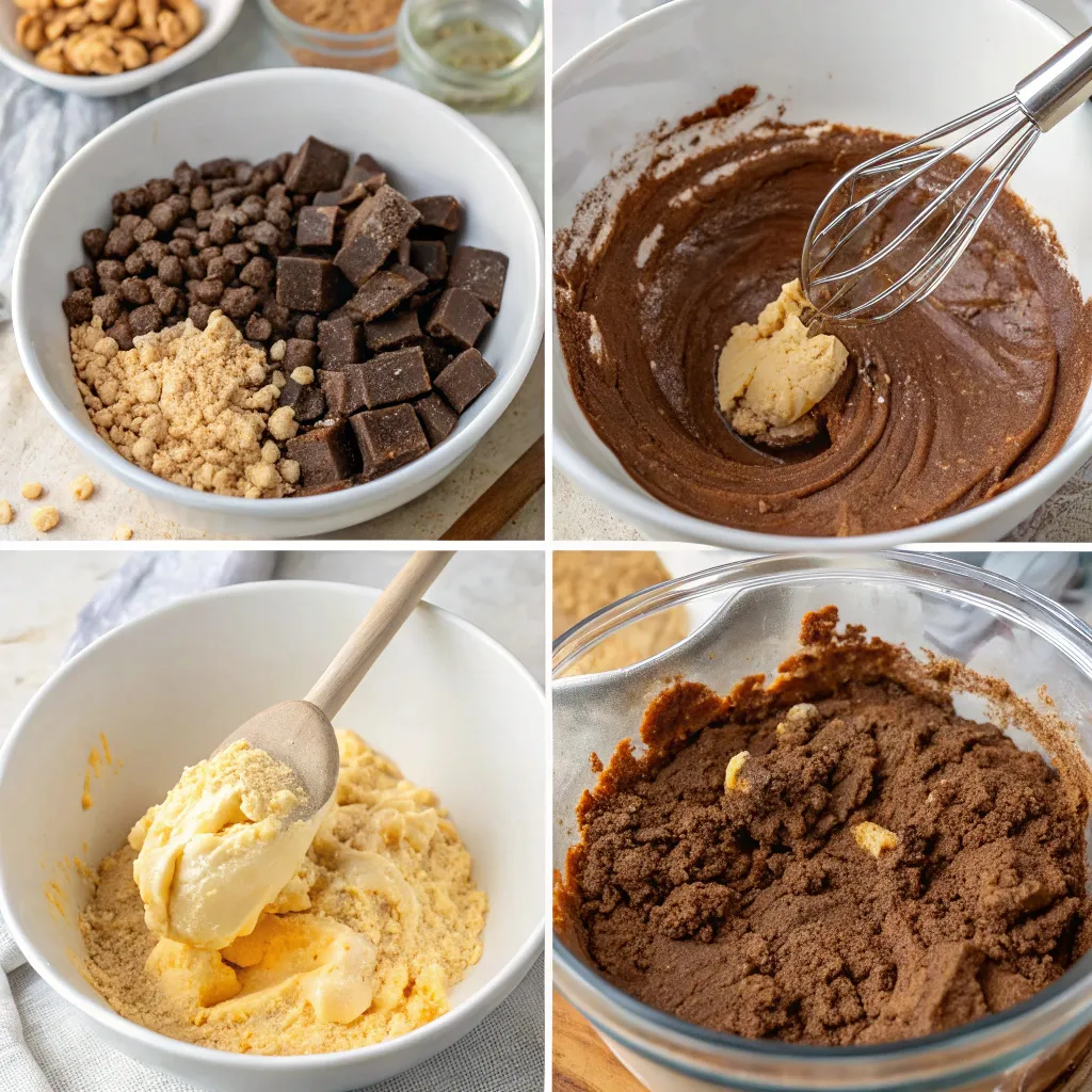 Rich Chocolate Peanut Butter Cottage Cheese Brownies